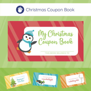 Christmas coupon book cover